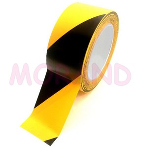 Taśma oznaczeniowa PVC żółto-czarna 50/33