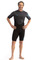 Pianka Jobe Perth 3/2mm Shorty Wetsuit Men Graphite Grey XL
