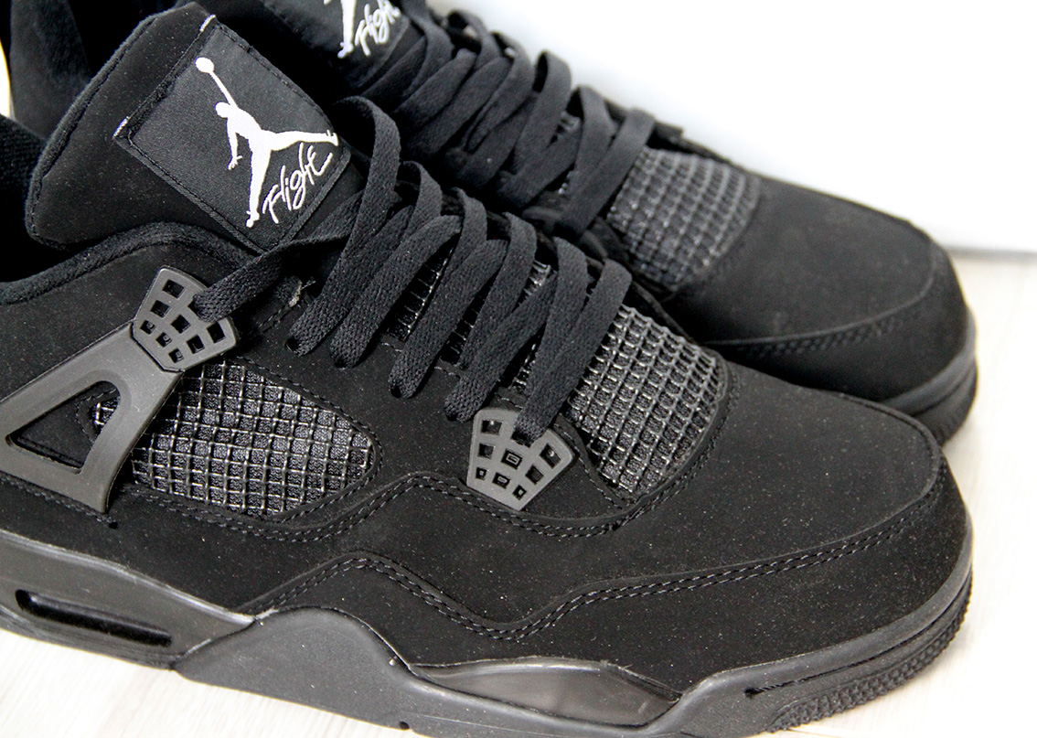 Buty Damskie Nike Air Jordan Retro 4 „Black Cat” 308497002, NIKE AIR