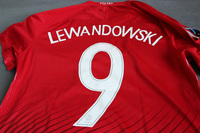 Koszulka piłkarska reprezentacji POLSKI 16/17 Vapor Match Away, #9 Lewandowski