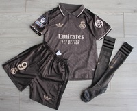 Dziecięcy zestaw piłkarski REAL MADRYT 3rd 24/25 ADIDAS (koszulka+spodenki+getry) #9 Mbappe