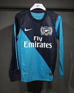 Koszulka piłkarska ARSENAL FC Retro away long sleeve 2011/12 #10 Van Persie  NIKE