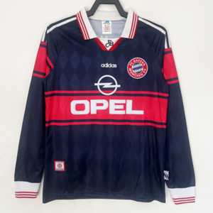 Koszulka piłkarska Bayern Monachium Retro Home long sleeve 1997-99 Adidas #10 Matthaus