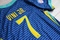 Dziecięcy zestaw piłkarski BRAZYLIA Away Copa America 2024 NIKE (koszulka+spodenki+getry) #7 VINI JR