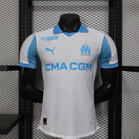Koszulka piłkarska OLYMPIQUE Marsylia Authentic home 25/26 Puma #10 Greenwood