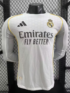 Koszulka piłkarska REAL MADRYT home long sleeve 25/26 Authentic ADIDAS #10 Mbappe