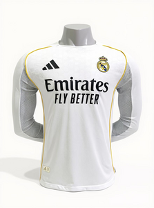 Koszulka piłkarska REAL MADRYT home long sleeve 25/26 Authentic ADIDAS #10 Mbappe