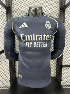 Koszulka piłkarska REAL MADRYT away long sleeve 25/26 Authentic ADIDAS #10 Mbappe