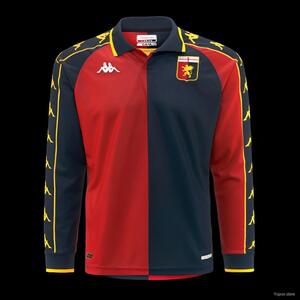 Koszulka piłkarska Genoa home 25/26 Kappa long sleeve