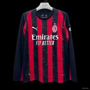Koszulka piłkarska AC MILAN home long sleeve 25/26 Puma #10 Leao