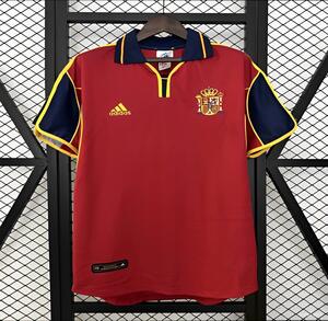 Koszulka piłkarska HISZPANIA Home Retro Adidas World Cup 2000 #10 Raul