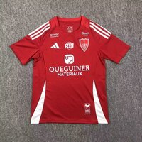Koszulka piłkarska Stade Brestois home 24/25 Adidas #21 Faivre