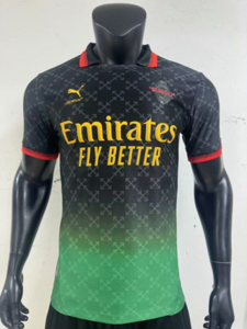 Koszulka piłkarska AC MILAN away Authentic Off white edition 24/25 Puma #10 Leao