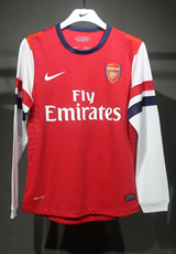 Koszulka piłkarska ARSENAL FC Retro Home long sleeve 2012/13 #10 Podolski Nike