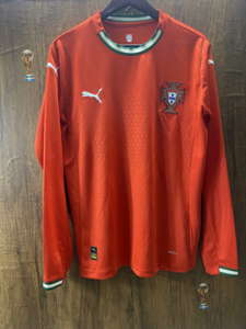 Koszulka piłkarska Portugalia Puma 24/25 home long sleeve #7 Ronaldo