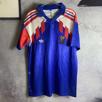 Koszulka piłkarska Francja Retro Home Adidas World Cup 1990