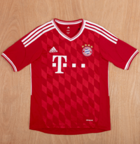 Koszulka piłkarska BAYERN MONACHIUM Home Retro 2013/14 Adidas #21 Lahm