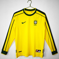 Koszulka piłkarska BRAZYLIA Retro long sleeve Home World Cup 1998 Nike #9 Ronaldo
