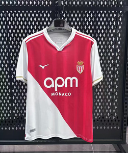 Koszulka piłkarska AS MONACO Home 25/26 Mizuno #8 Pogba