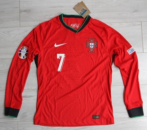 Koszulka piłkarska reprezentacji PORTUGALII Home EURO 2024 NIKE VAPOR MATCH Long Sleeve Ronaldo 7 roz. M