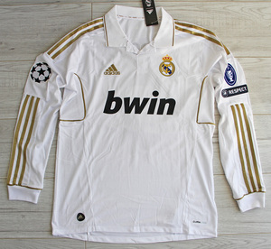 Koszulka piłkarska z długim rękawem REAL MADRYT Home Retro 11/12 Adidas Ronaldo 7 roz. M