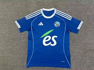 Koszulka piłkarska RC Strasbourg home 25/26 Adidas #8 Oyedele