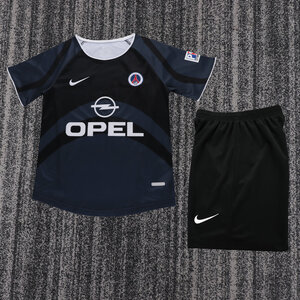 Dziecięcy zestaw piłkarski PSG 3rd RETRO 01/02 Nike (koszulka+spodenki) #10 Ronaldinho