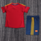 Dziecięcy zestaw piłkarski Hiszpania home RETRO 2012 Adidas (koszulka+spodenki) #8 Iniesta