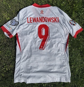 Koszulka piłkarska reprezentacji POLSKI Home EURO 2024 NIKE VAPOR MATCH Lewandowski 9 roz. M