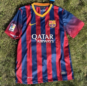 Koszulka piłkarska FC BARCELONA Home Retro 13/14 Nike #10 Messi roz. M