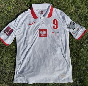 Koszulka piłkarska POLSKA NIKE Vapor Match Home 2020 #9 Lewandowski roz.M