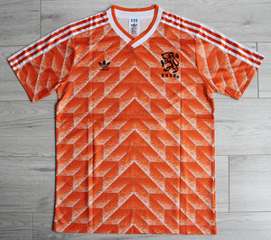 Koszulka piłkarska HOLANDIA Home Retro Euro 88 Adidas wersja meczowa #12 Van Basten
