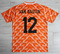 Koszulka piłkarska HOLANDIA Home Retro Euro 88 Adidas wersja meczowa #12 Van Basten