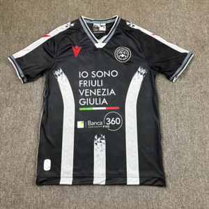 Koszulka piłkarska Udinese home 25/26 Macron #18 Buksa