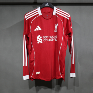 Koszulka piłkarska Liverpool FC home long sleeve 25/26 Authentic ADIDAS #11 Salah