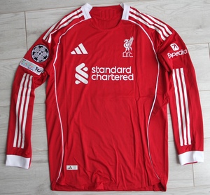 Koszulka piłkarska Liverpool FC home long sleeve 25/26 Authentic ADIDAS #11 M.Salah