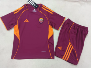 Dziecięcy zestaw piłkarski AS Roma ADIDAS Home 25/26 (koszulka+spodenki) #21 Dybala