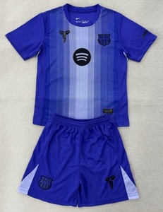 Dziecięcy zestaw bramkarski FC BARCELONA away 25/26 x Kobe Bryant (koszulka+spodenki) #25 Szczęsny