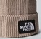 Czapka zimowa THE NORTH FACE LOGO CUFFED BEANIE Mushroom grey