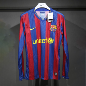Koszulka piłkarska FC BARCELONA Retro Home player version long sleeve 09/10 Nike #10 Messi