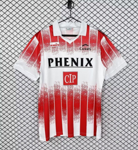 Koszulka piłkarska AS Cannes Retro home 1991/92 diadora #11 Zidane