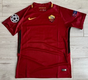 Koszulka piłkarska AS Roma Retro Home 2017/18 Nike De Rossi, roz. M