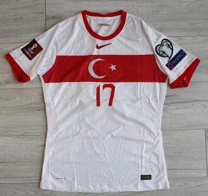 Koszulka piłkarska TURCJA Home Kwalifikacje World Cup 2022 NIKE VAPOR MATCH Burak 17 roz. XL