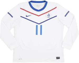 Koszulka piłkarska HOLANDIA away long sleeve Retro Nike World Cup 2010 #11 Robben