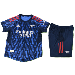Dziecięcy zestaw piłkarski ARSENAL LONDYN away authentic 25/26 ADIDAS (koszulka+spodenki) #7 Saka