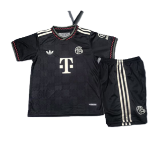 Dziecięcy zestaw piłkarski BAYERN MONACHIUM 3rd 25/26 Adidas (koszulka+spodenki)