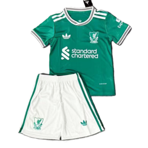 Dziecięcy zestaw piłkarski Liverpool FC 3rd 25/26 Adidas (koszulka+spodenki) #11 Salah