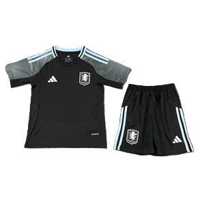 Dziecięcy zestaw piłkarski Aston Villa away 25/26 Adidas (koszulka+spodenki) #2 Cash