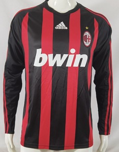 Koszulka piłkarska z długim rękawem AC MILAN Home Retro 2008/09 Adidas #32 Beckham