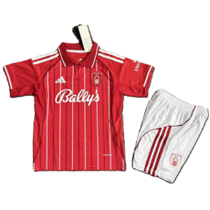 Dziecięcy zestaw piłkarski Nottingham Forest home 25/26 Adidas (koszulka+spodenki) #10 Gibbs-White
